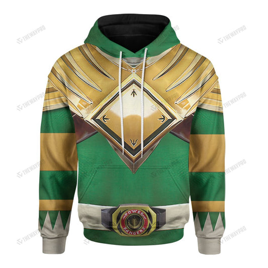 Movie Mighty Morphin Green Power Rangers Custom Hoodie