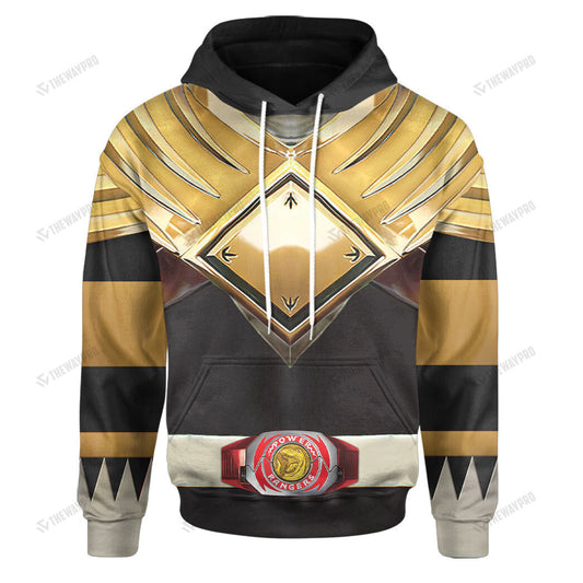 Mighty Morphin Black Power Rangers Custom Hoodie