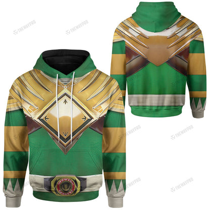 Movie Mighty Morphin Green Power Rangers Custom Hoodie