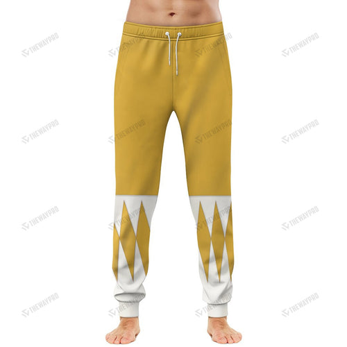 Mighty Morphin Yellow Power Rangers Custom Sweatpants