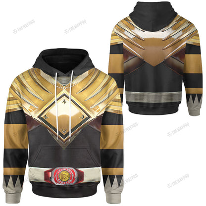 Mighty Morphin Black Power Rangers Custom Hoodie