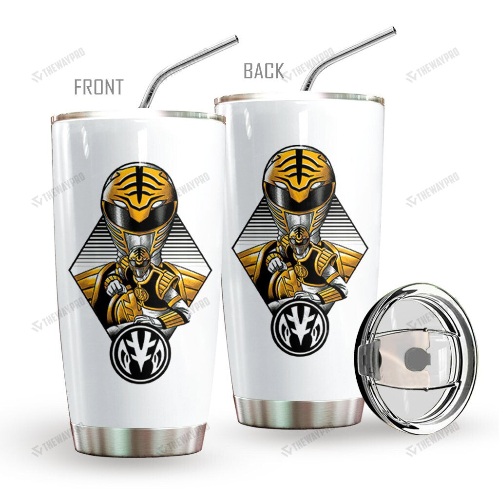 Mighty Morphin Power Rangers White Ranger Tumbler