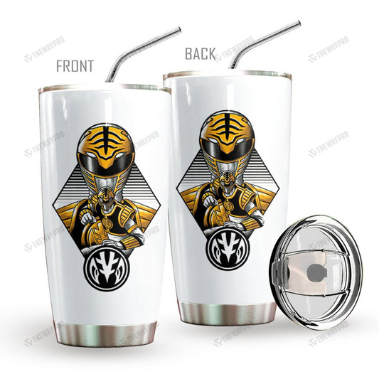 Mighty Morphin Power Rangers White Ranger Tumbler