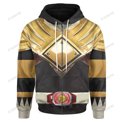 Mighty Morphin Black Power Rangers Custom Hoodie