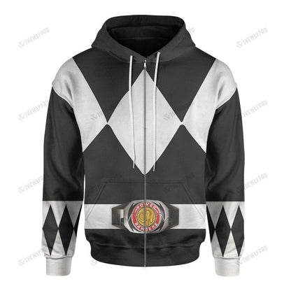Movie Mighty Morphin Black Power Rangers Custom Hoodie