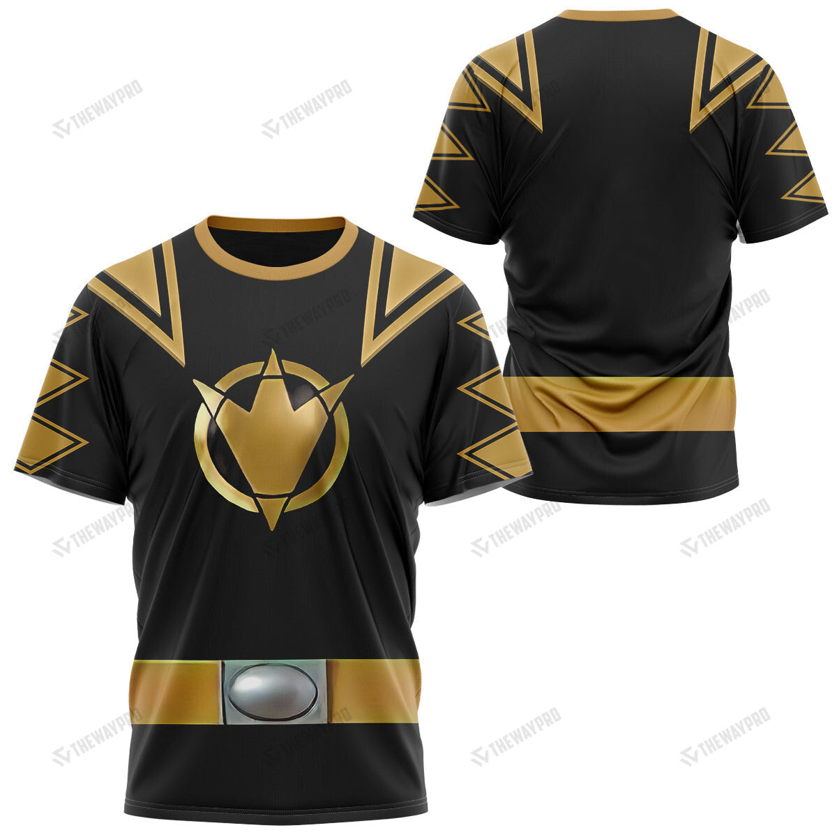 Dino Thunder Black Power Rangers Custom T-Shirt