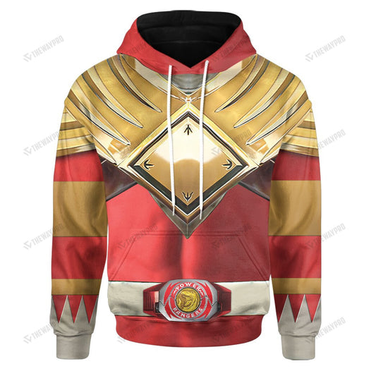 Movie Mighty Morphin Red Power Rangers Custom Hoodie