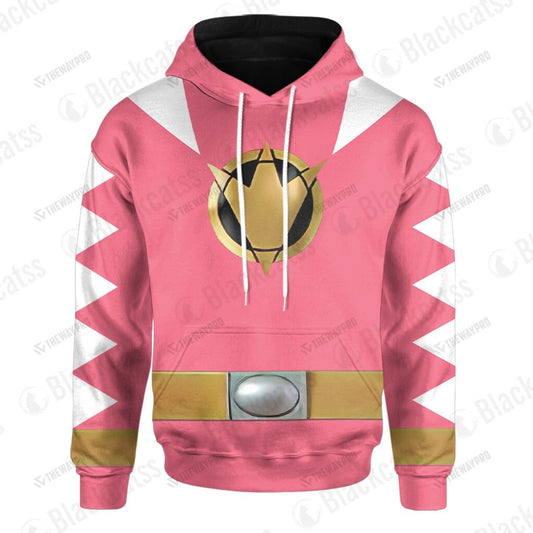 Dino Thunder Pink Power Rangers Custom Hoodie
