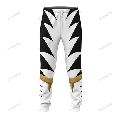 Dino Thunder White Power Rangers Custom Sweatpants