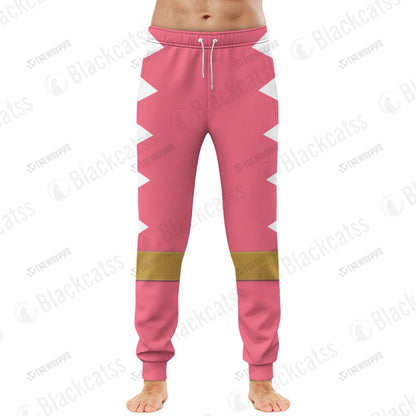 Dino Thunder Pink Power Rangers Custom Sweatpants