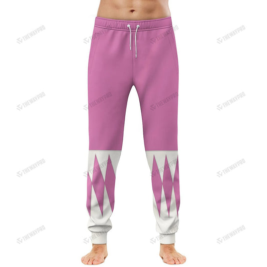 Mighty Morphin Pink Power Rangers Custom Sweatpants