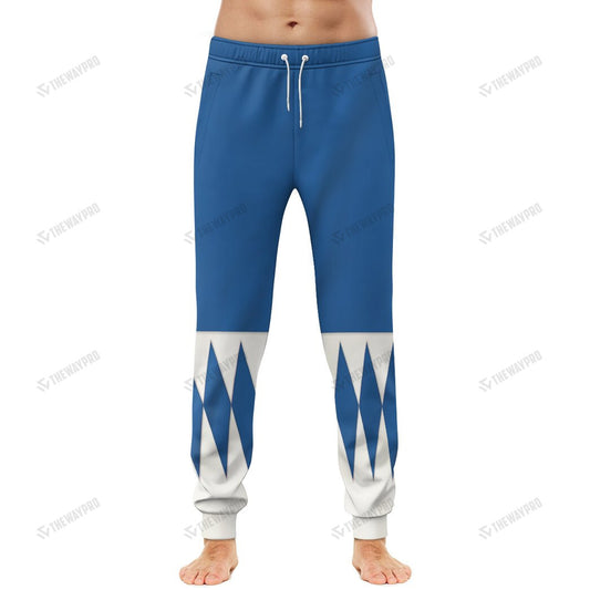 Mighty Morphin Blue Power Rangers Custom Sweatpants