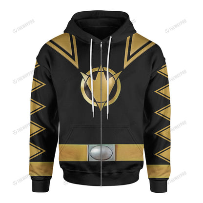Dino Thunder Black Power Rangers Custom Hoodie