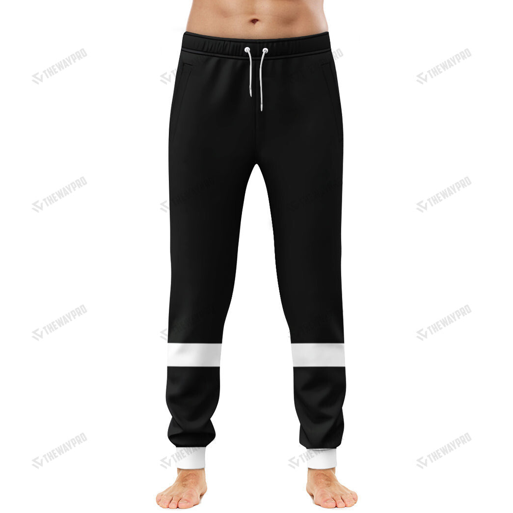 Mighty Morphin Alien Rangers Black Aquitar Ranger Custom Sweatpants