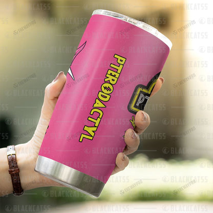 Power Rangers Mighty Morphin Pterodactyl Custom Name Tumbler