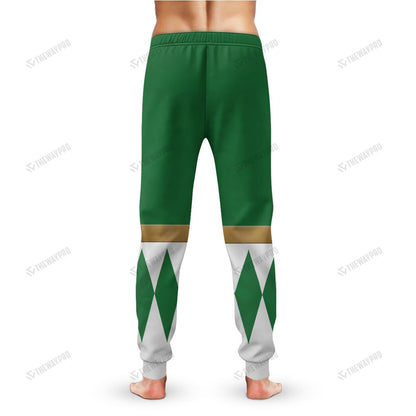 Mighty Morphin Green Power Rangers Custom Sweatpants