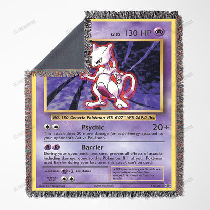 Mewtwo Custom Woven Blanket