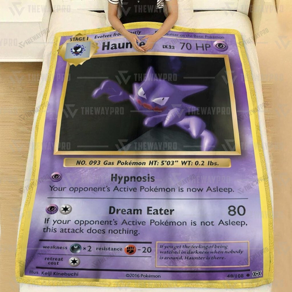 Anime Haunter Custom Soft Blanket