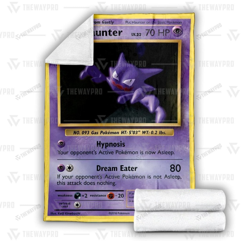 Anime Haunter Custom Soft Blanket