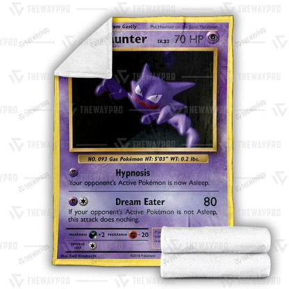 Anime Haunter Custom Soft Blanket