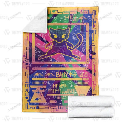 Anime Ancient Mew Custom Soft Blanket