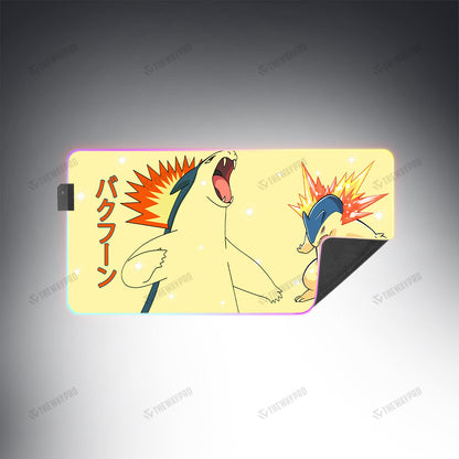 Typhlosion Custom Led Mousepad