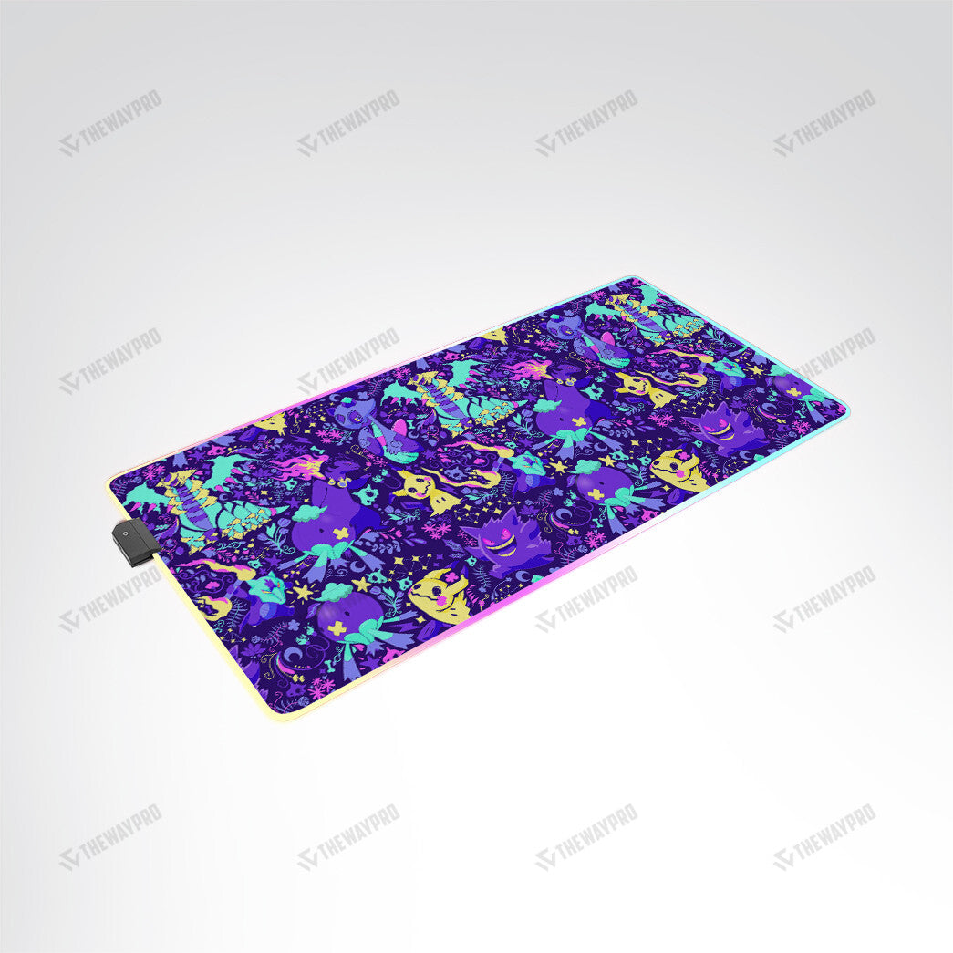 Ghost Type Pattern Custom Led Mousepad