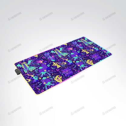 Ghost Type Pattern Custom Led Mousepad