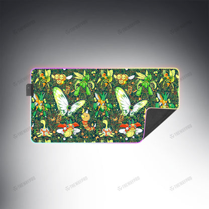 Bug Type Pattern Custom Led Mousepad