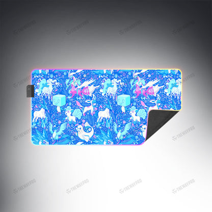 Ice Type Pattern Custom Led Mousepad