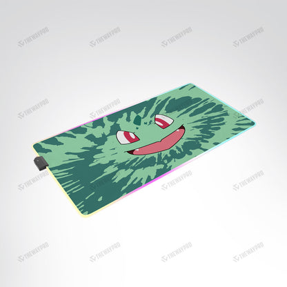 Bulbasaur Face Tiedye Custom Led Mousepad