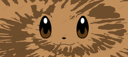 Eevee Face Tiedye Custom Led Mousepad