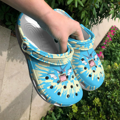 Gyarados Tie Dye Face Custom Classic Clogs