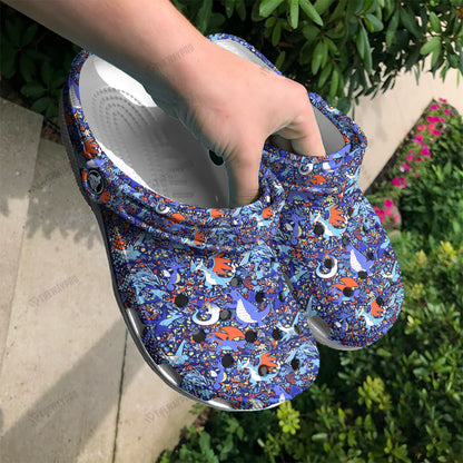 Dragon Type Pattern Custom Classic Clogs