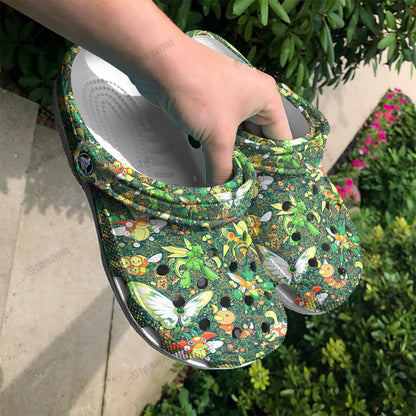 Bug Type Pattern Custom Classic Clogs