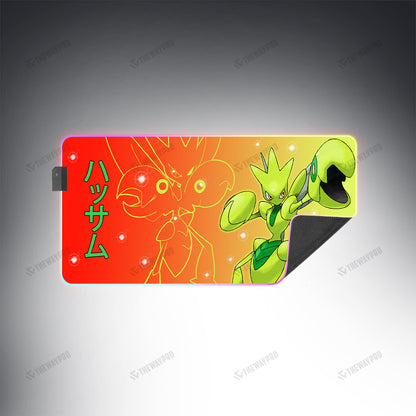 Shiny Scizor Custom Led Mousepad