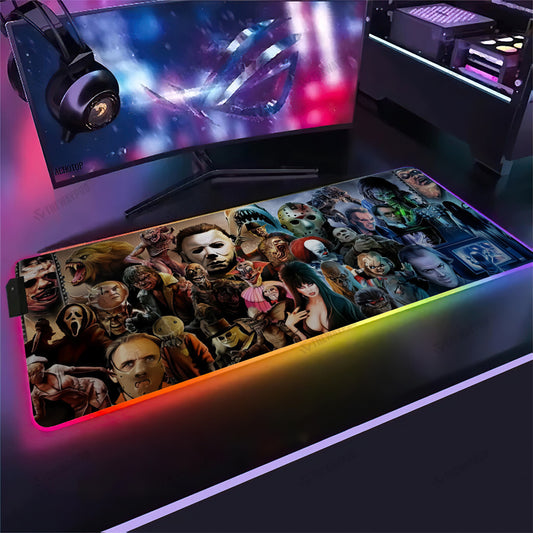 Halloween Horror Movies Custom Led Mousepad