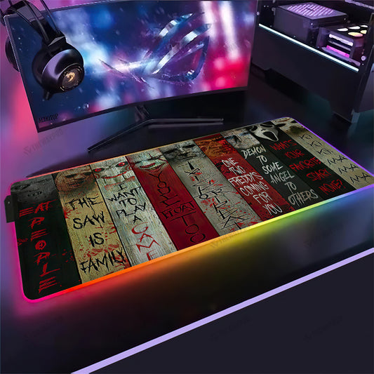 Halloween Horror Movies Custom Led Mousepad