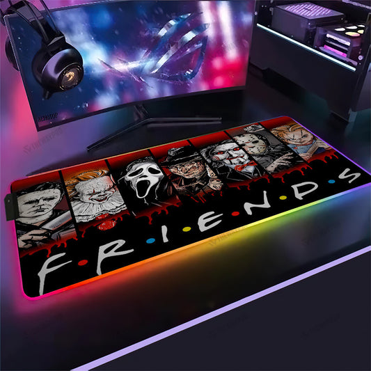 Halloween Horror Movies Custom Led Mousepad