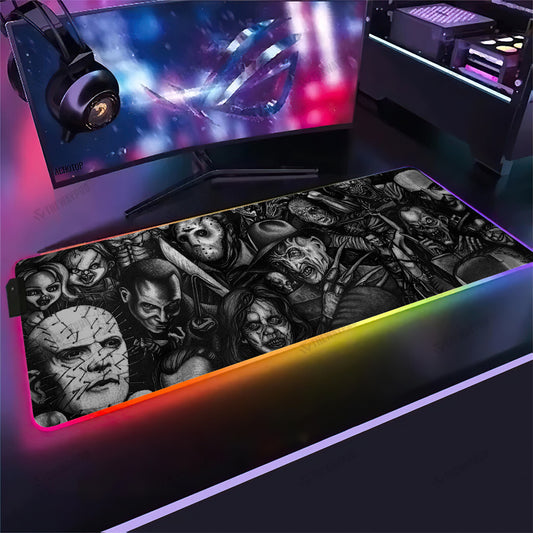 Halloween Horror Movies Custom Led Mousepad