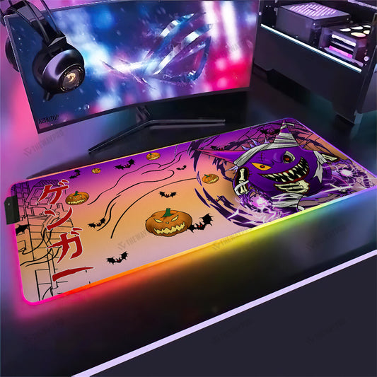 Halloween Kaiju Gengar Custom Led Mousepad