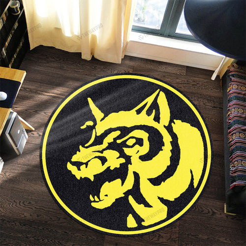 Mighty Morphin Power Rangers The Wolf Custom Round Carpet