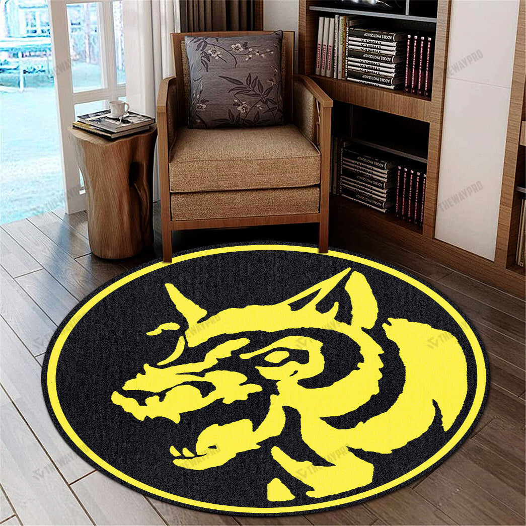 Mighty Morphin Power Rangers The Wolf Custom Round Carpet
