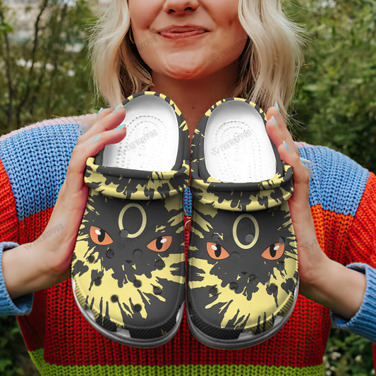 Umbreon Tie Dye Face Custom Classic Clogs