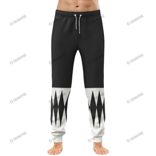 Mighty Morphin Black Power Rangers Custom Sweatpants