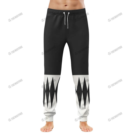 Mighty Morphin Black Power Rangers Custom Sweatpants