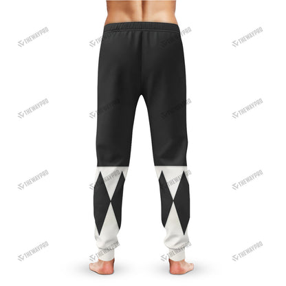 Mighty Morphin Black Power Rangers Custom Sweatpants