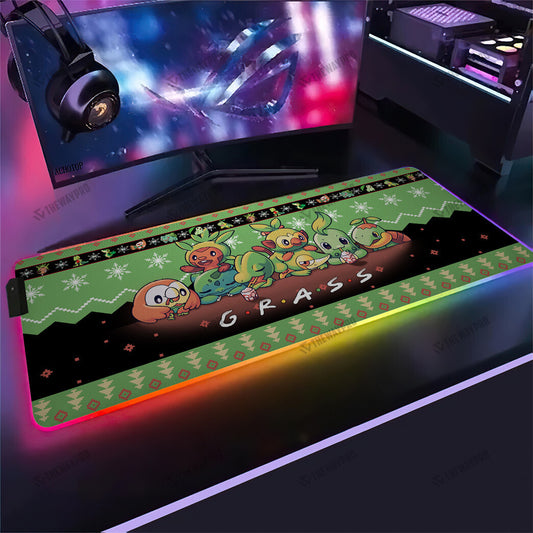 Grass Type Custom Led Mousepad