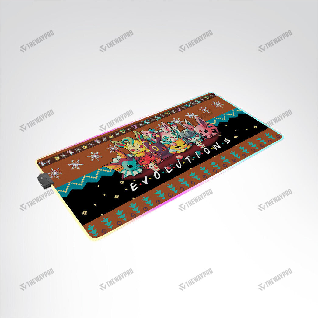 Eevee Evolution Custom Led Mousepad