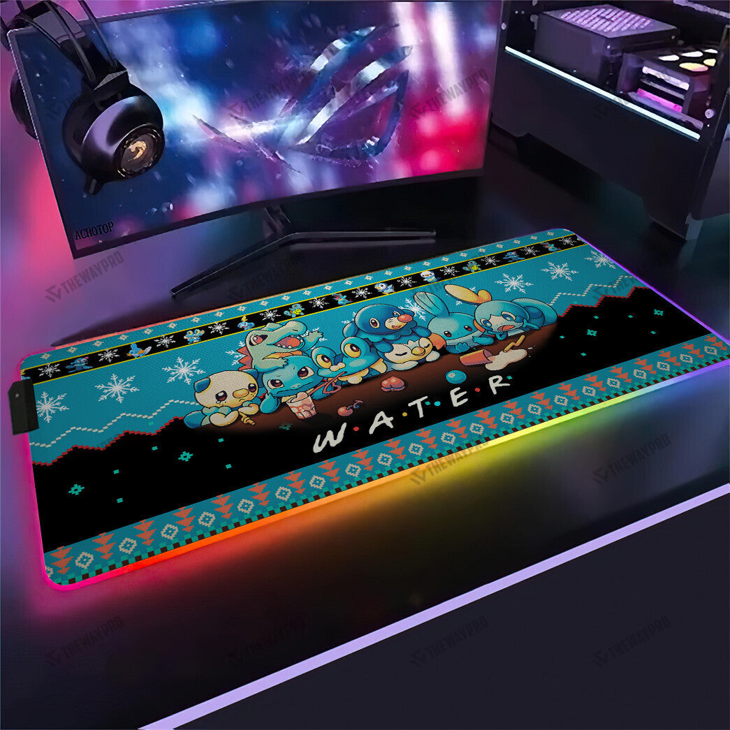 Water Type Custom Led Mousepad